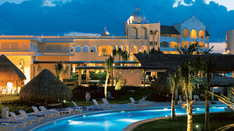 Ривьера Майа вид на отели